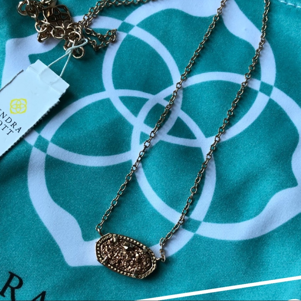 NWT Kendra Scott Drusy Elisa Necklace